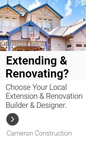 Extending & Renovating? Choose your local extension & renovation Builder and designer. Cameron Construction.
