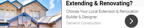 Extending and renovating? Choose your local extension and renovation builder and designer. Cameron Construction.